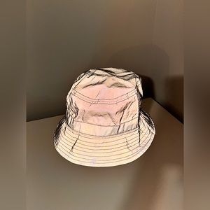 Urban Outfitters Gray Metallic Bucket Hat